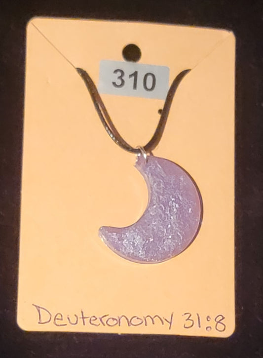 Moon Necklace-Light Purple
