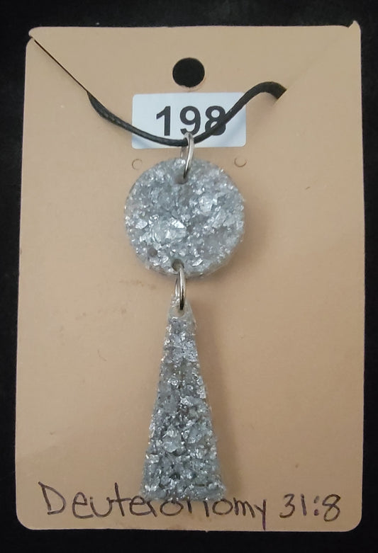 Unique Necklace-Silver Foil