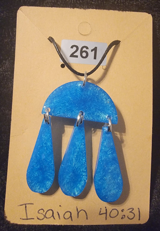 Unique Necklace-Blue