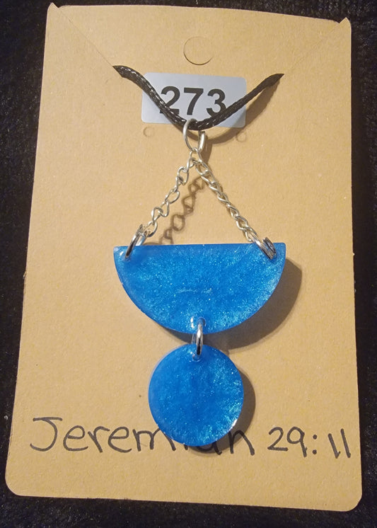 Unique Necklace-Blue