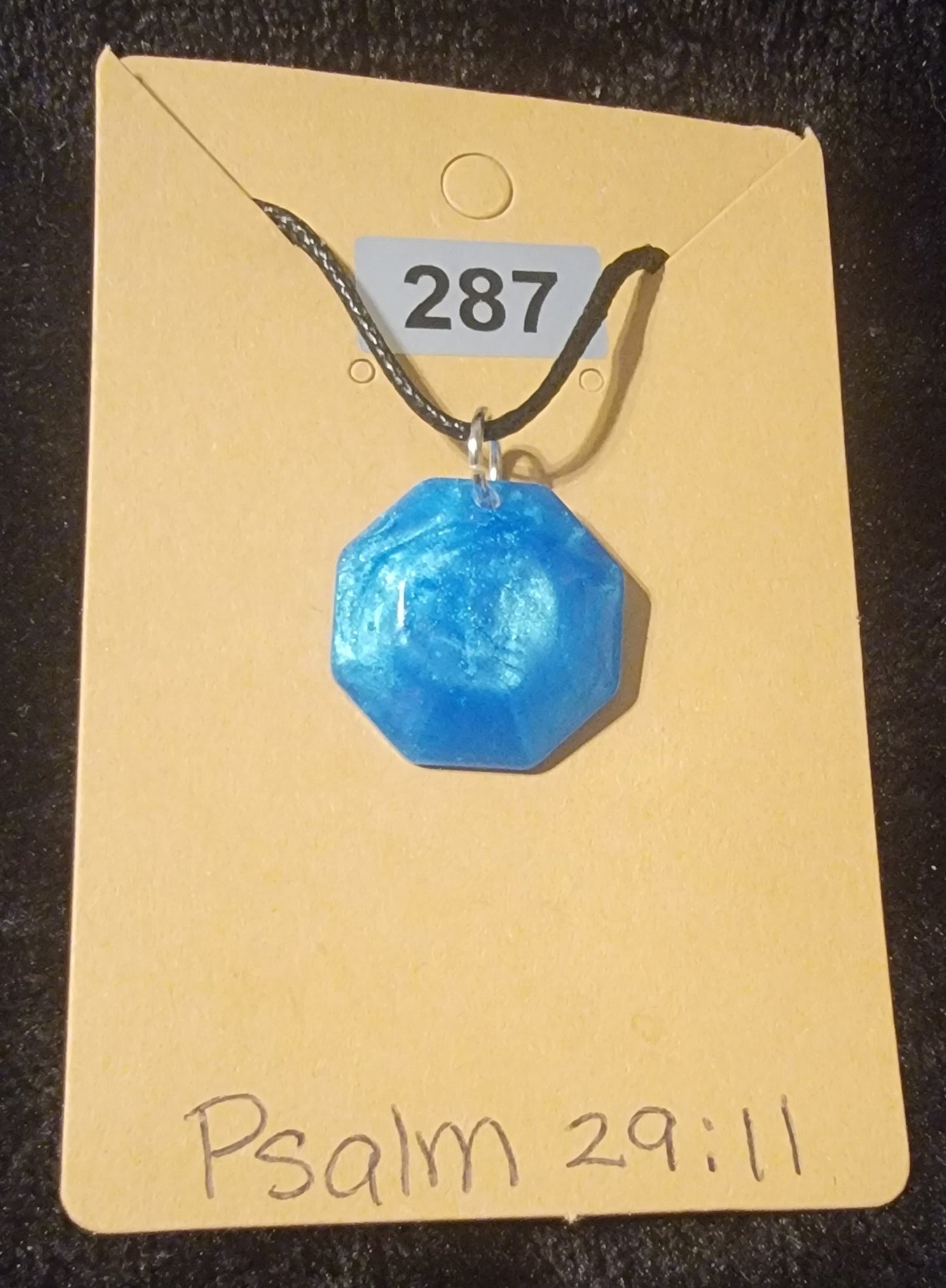 Pendant Necklace-Blue