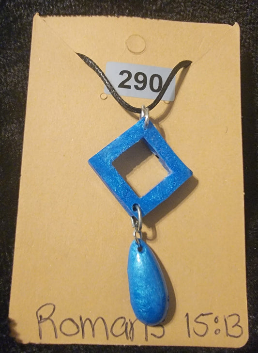 Unique Necklace-Blue