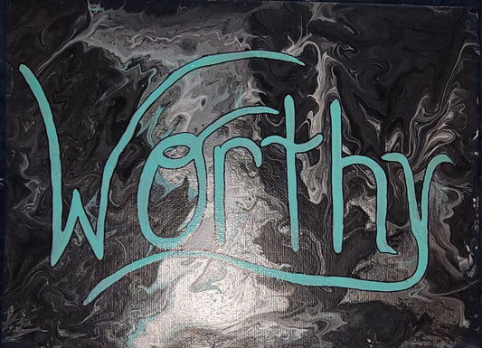 Worthy-Pour Painting